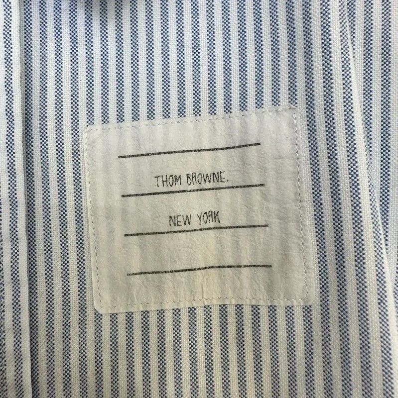 Thom Browne Thom Browne Striped Long Sleeve Shirt for Men 0089 Size US S / EU 44-46 / 1 - 7 Thumbnail
