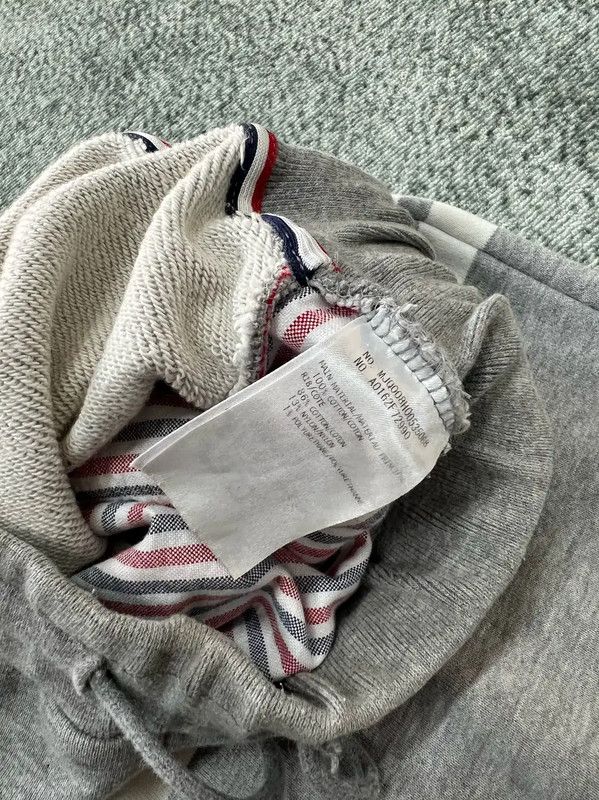 Thom Browne Thom Browne Gray Striped Casual Pants 0089 Size US 27 - 6 Thumbnail
