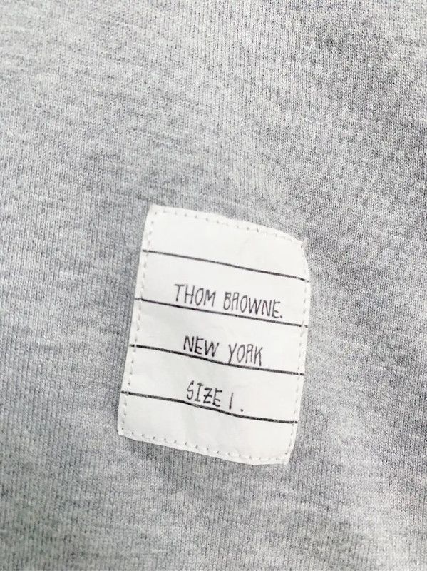 Thom Browne Thom Browne Gray Cotton Short Sleeve T-Shirt 0089 Size US S / EU 44-46 / 1 - 6 Thumbnail