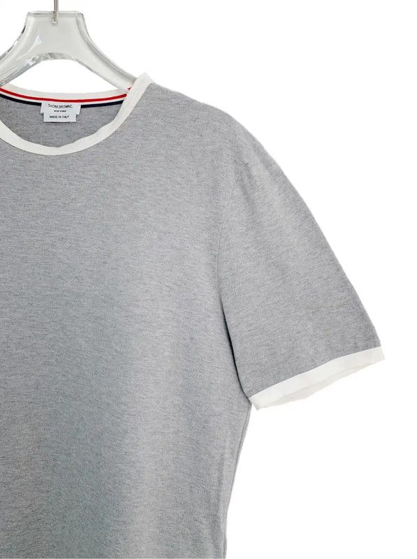 Thom Browne Thom Browne Gray Cotton Short Sleeve T-Shirt 0089 Size US S / EU 44-46 / 1 - 4 Thumbnail