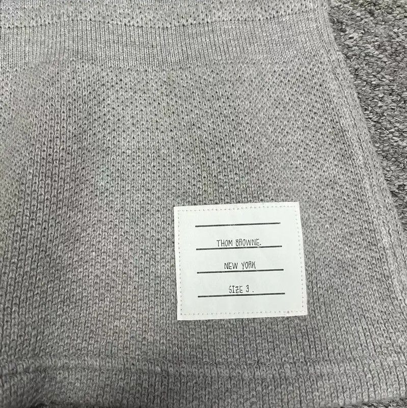 Thom Browne Thom Browne Gray Cotton Men's Shorts 0089 Size US 34 / EU 50 - 5 Thumbnail