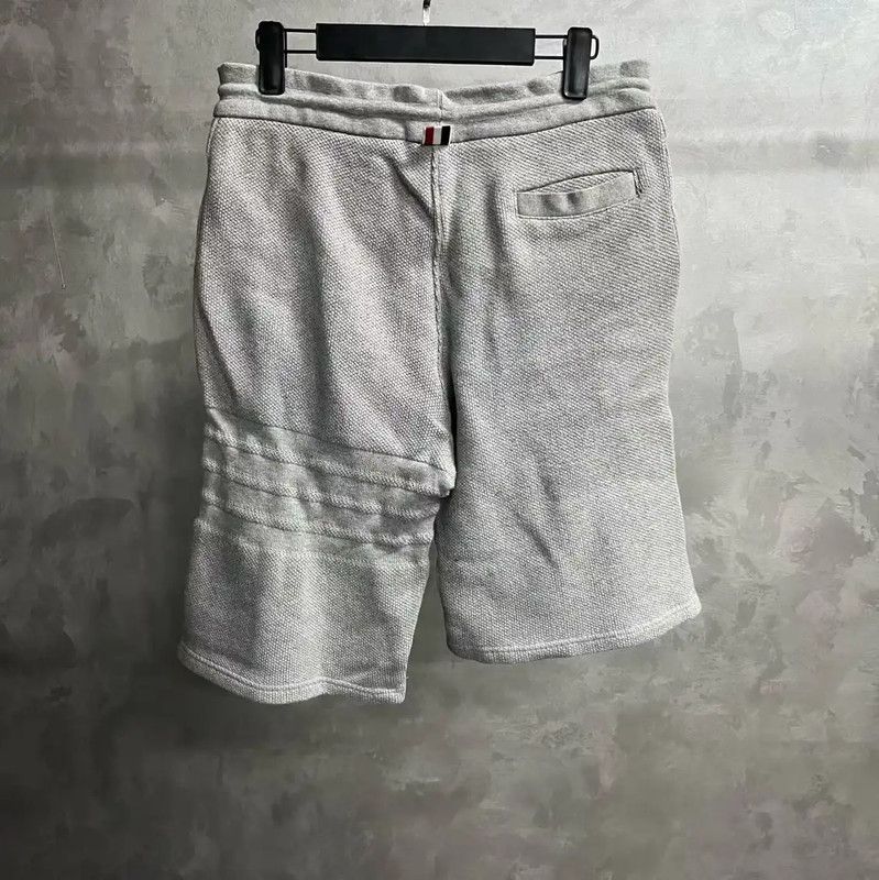 Thom Browne Thom Browne Gray Cotton Men's Shorts 0089 Size US 34 / EU 50 - 6 Thumbnail