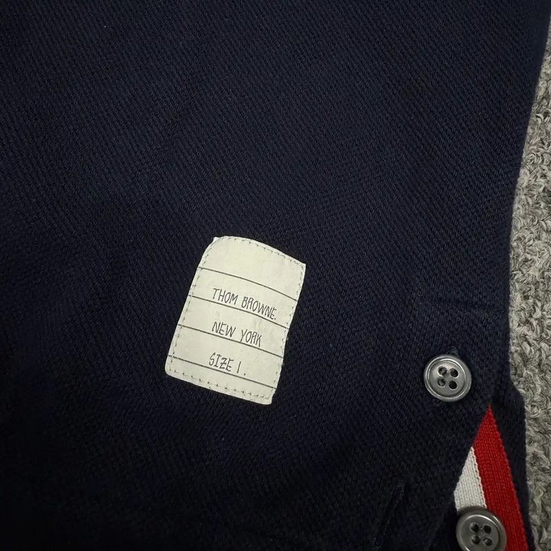 Thom Browne Thom Browne Navy Blue Cotton Men's T-Shirt 0089 Size US S / EU 44-46 / 1 - 3 Thumbnail