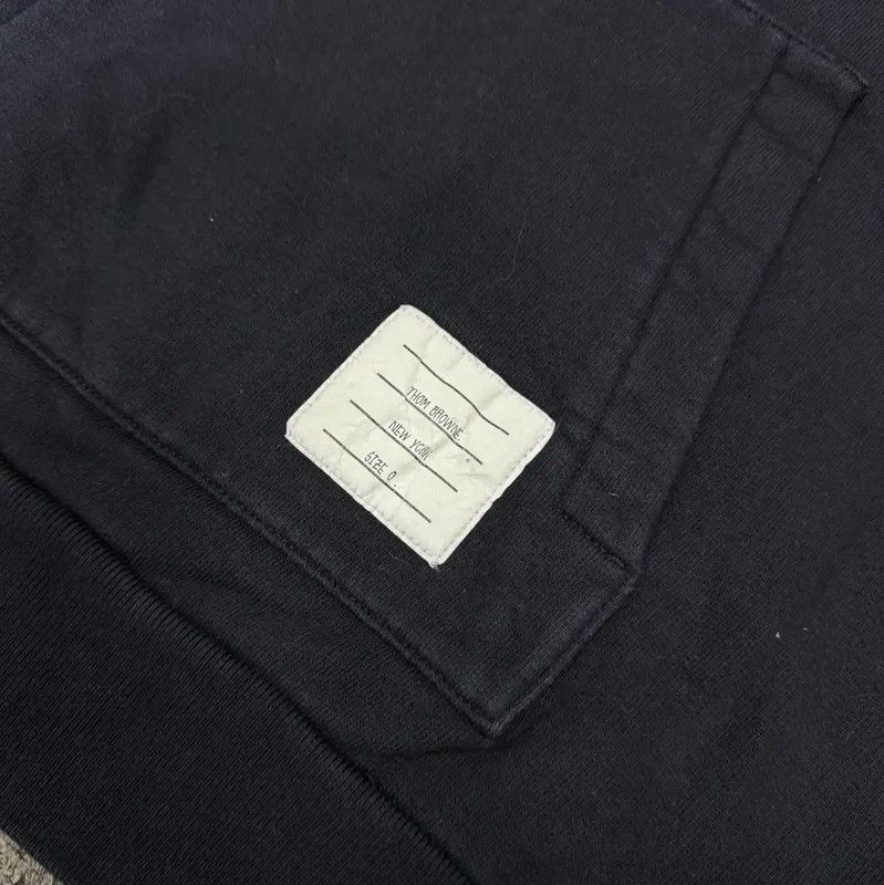 Thom Browne Thom Browne Black Cotton Hoodie for Men 0089 Size US XS / EU 42 / 0 - 3 Thumbnail