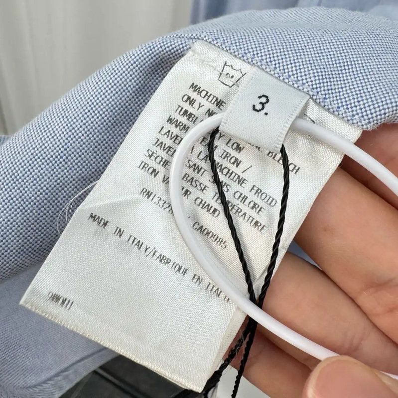 Thom Browne Long Sleeve Logo Shirt 0089
