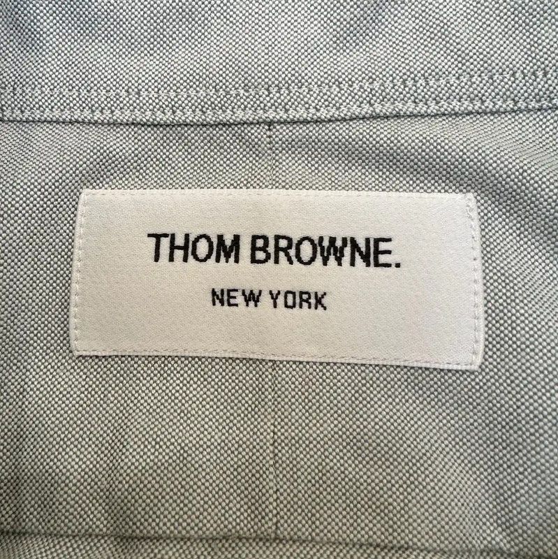 Thom Browne Thom Browne Gray Cotton Long Sleeve Shirt 0089 Size US XXS / EU 40 - 7 Thumbnail