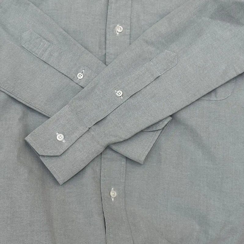 Thom Browne Thom Browne Gray Cotton Long Sleeve Shirt 0089 Size US XXS / EU 40 - 8 Thumbnail