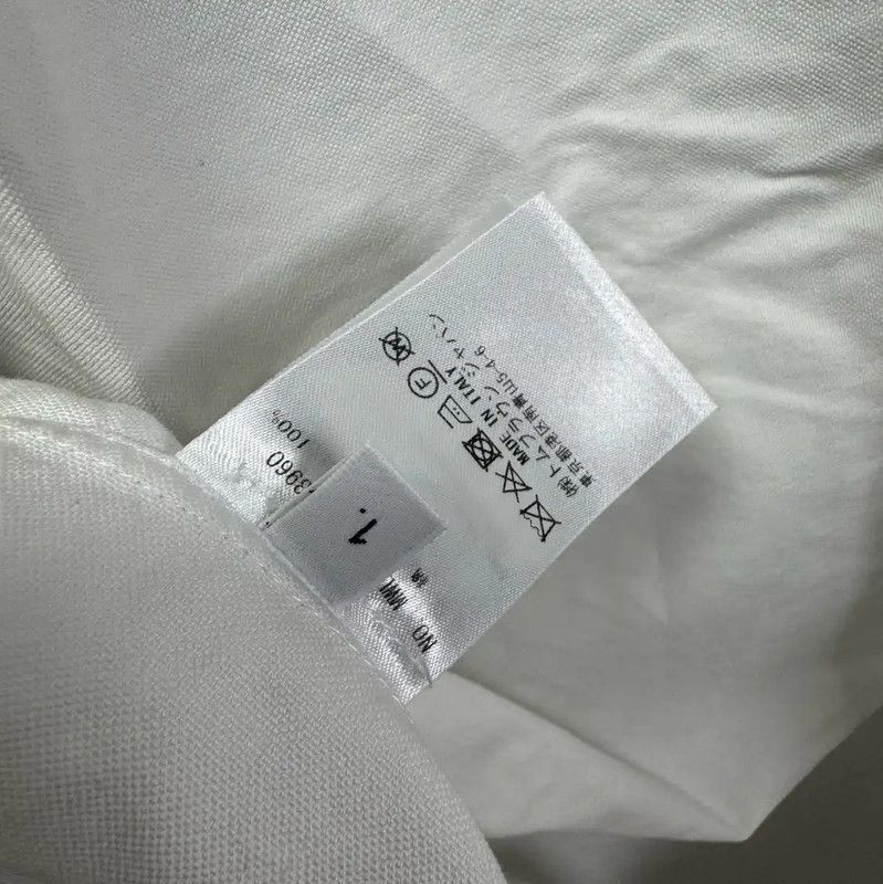 Thom Browne Thom Browne White Long Sleeve Shirt 0089 Size US S / EU 44-46 / 1 - 7 Thumbnail