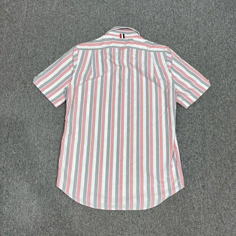 Thom Browne Thom Browne Multicolor Striped Cotton Shirt 0089 Size US S / EU 44-46 / 1 - 2 Thumbnail