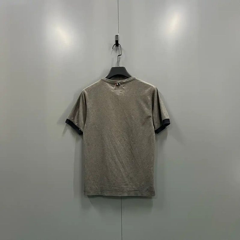 Thom Browne Thom Browne Green Cotton Short Sleeve T-Shirt 0089 Size US M / EU 48-50 / 2 - 3 Thumbnail