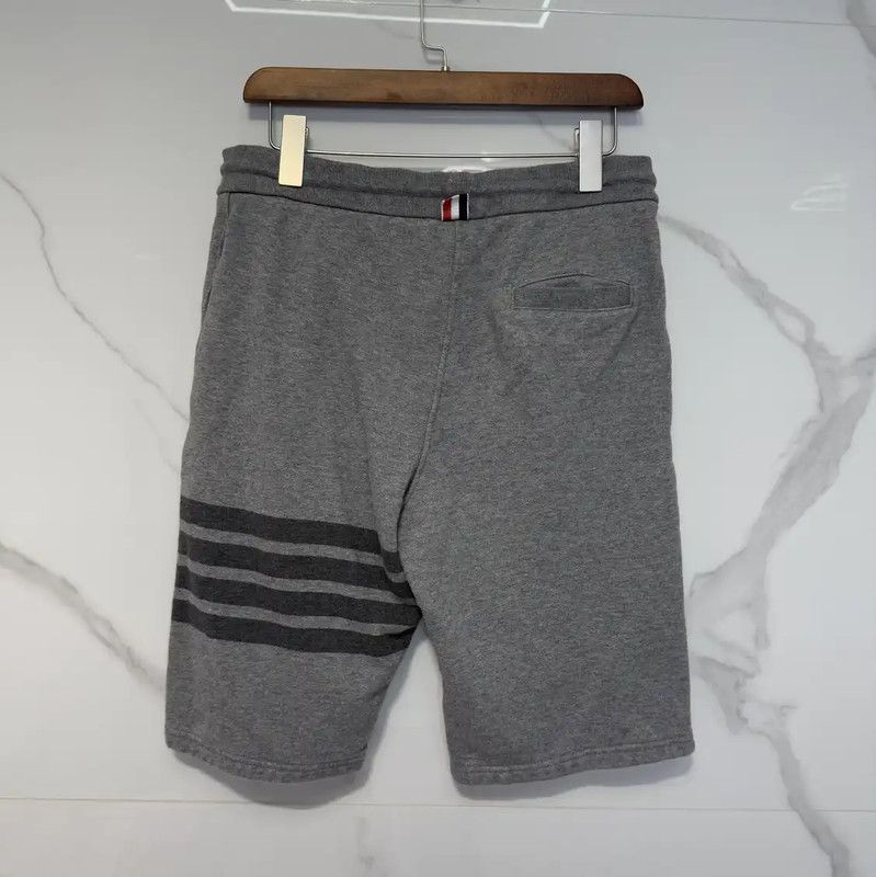 Thom Browne Thom Browne Gray Cotton Striped Shorts 0089 Size US 28 / EU 44 - 2 Thumbnail