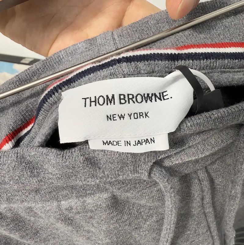 Thom Browne Thom Browne Gray Cotton Striped Shorts 0089 Size US 28 / EU 44 - 3 Thumbnail