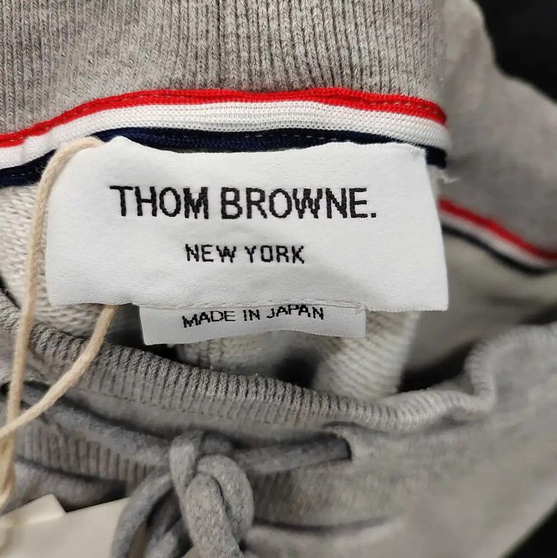 Thom Browne Thom Browne Gray Cotton Men's Casual Pants 0089 Size US 27 - 3 Thumbnail
