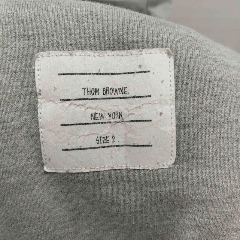 Thom Browne Thom Browne Gray Cotton Men's Casual Pants 0089 Size US 27 - 5 Thumbnail