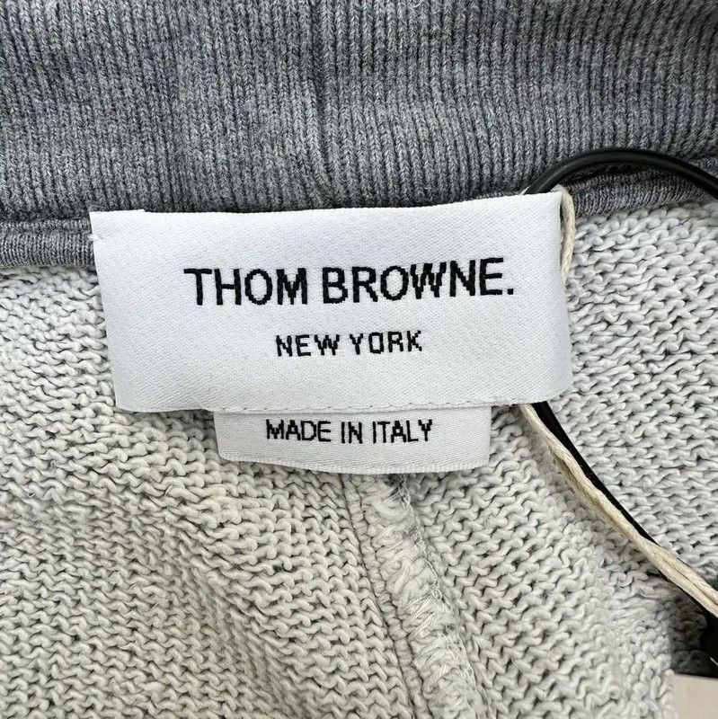 Thom Browne Thom Browne Gray Cotton Striped Casual Pants 0089 Size US 26 / EU 42 - 6 Thumbnail