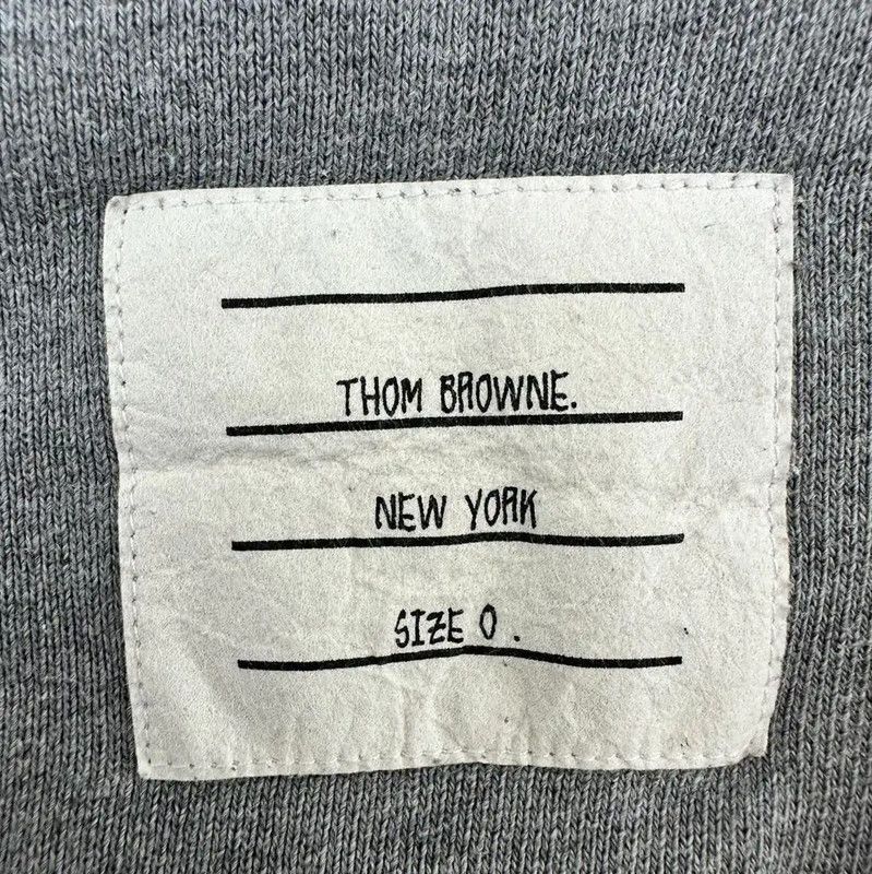 Thom Browne Thom Browne Gray Cotton Striped Casual Pants 0089 Size US 26 / EU 42 - 7 Thumbnail