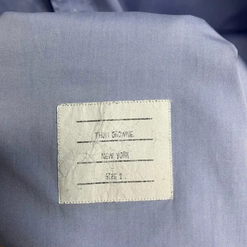 Thom Browne Thom Browne Blue Cotton Men's Shirt 0089 Size US M / EU 48-50 / 2 - 6 Thumbnail