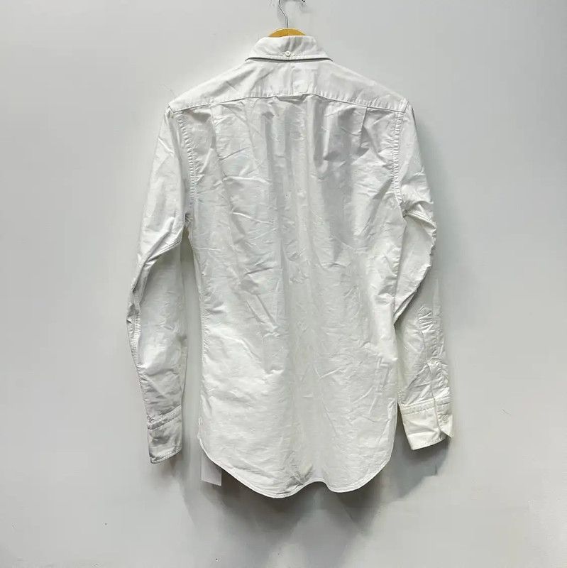 Thom Browne Thom Browne Men's White Cotton Dress Shirt 0089 Size US M / EU 48-50 / 2 - 2 Thumbnail