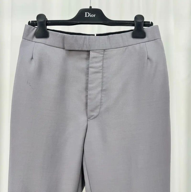 Thom Browne Thom Browne Gray Wool Blend Casual Pants 0089 Size US 27 - 3 Thumbnail