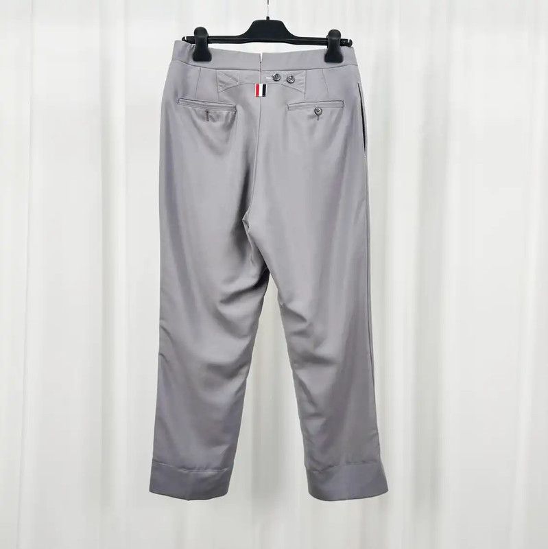 Thom Browne Thom Browne Gray Wool Blend Casual Pants 0089 Size US 27 - 2 Thumbnail