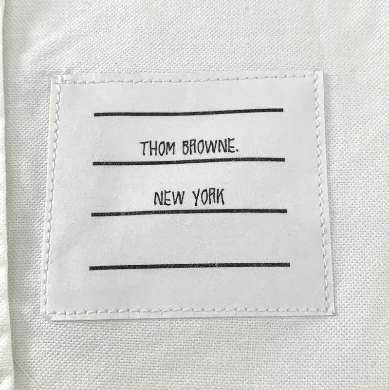 Thom Browne Thom Browne White Cotton Men's Shirt 0089 Size US XS / EU 42 / 0 - 5 Thumbnail