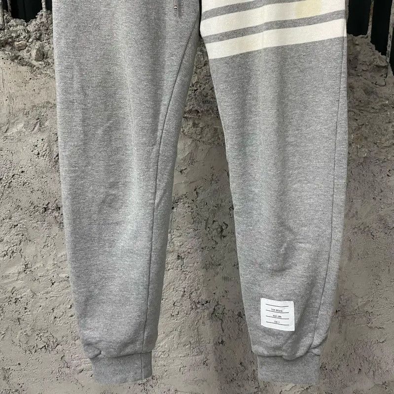 Thom Browne Thom Browne Gray Casual Pants for Men 0089 Size US 30 / EU 46 - 4 Thumbnail