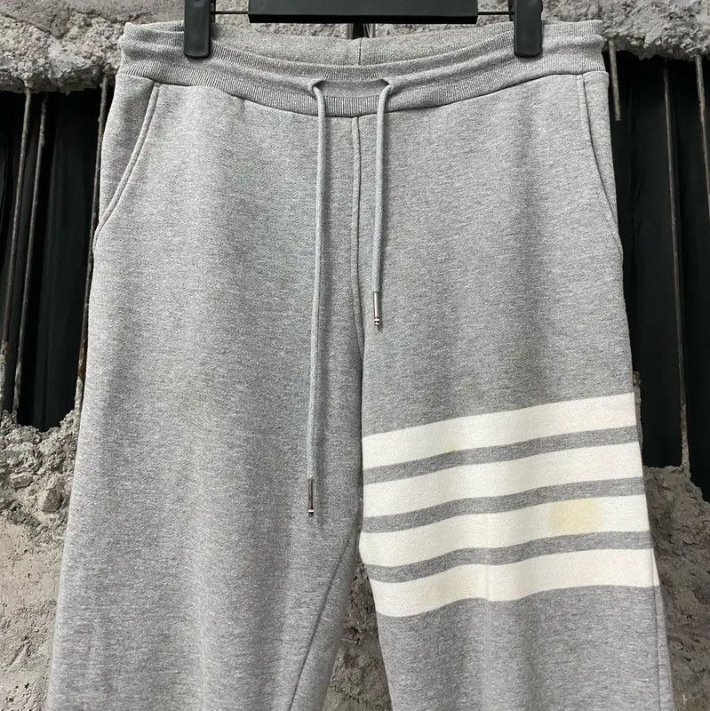 Thom Browne Thom Browne Gray Casual Pants for Men 0089 Size US 30 / EU 46 - 3 Thumbnail