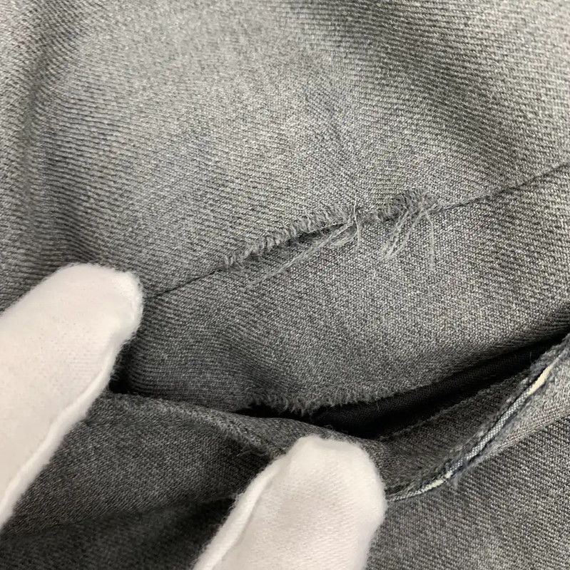 Thom Browne Thom Browne Men's Casual Wool Pants in Dark Gray 0089 Size US 30 / EU 46 - 9 Thumbnail