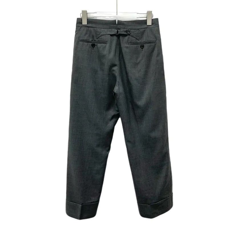 Thom Browne Thom Browne Gray Wool Casual Pants 0089 Size US 26 / EU 42 - 2 Thumbnail