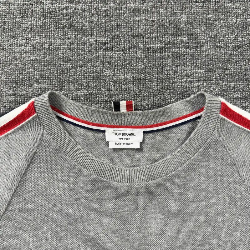 Thom Browne Thom Browne Gray Cotton Men's T-Shirt 0089 Size US XL / EU 56 / 4 - 3 Thumbnail