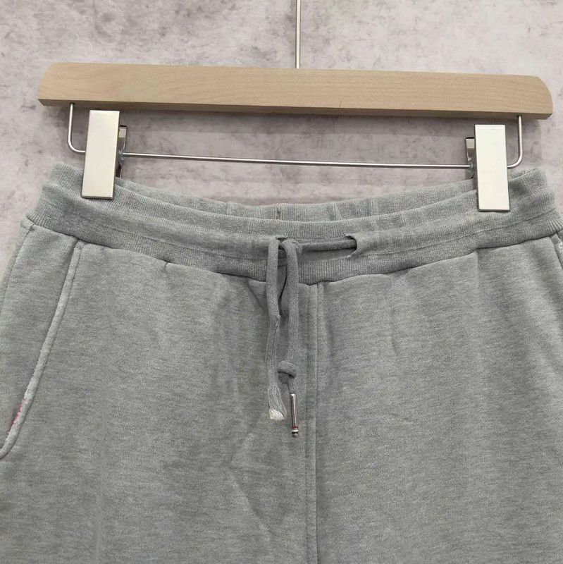 Thom Browne Thom Browne Gray Cotton Casual Pants for Men 0089 Size US 26 / EU 42 - 3 Thumbnail