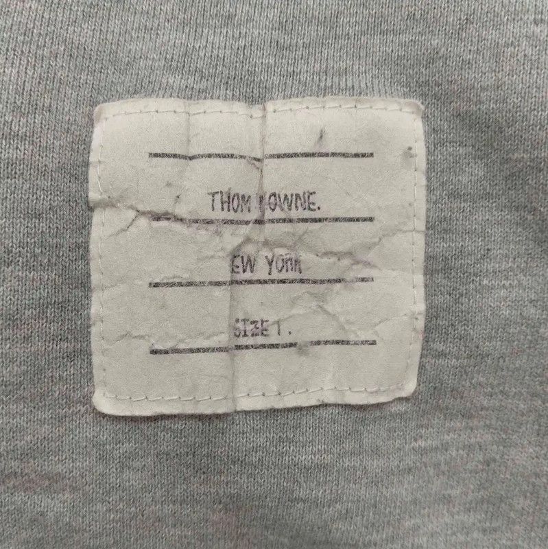 Thom Browne Thom Browne Gray Cotton Casual Pants for Men 0089 Size US 26 / EU 42 - 6 Thumbnail