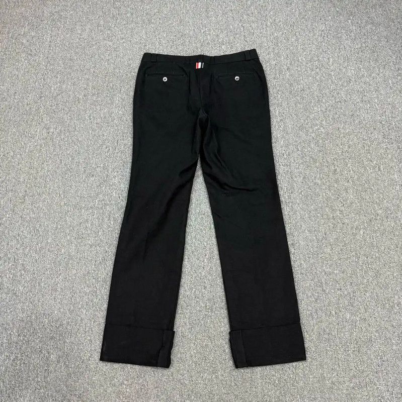 Thom Browne Thom Browne Black Polyester Casual Pants 0089 Size US 38 / EU 54 - 2 Thumbnail