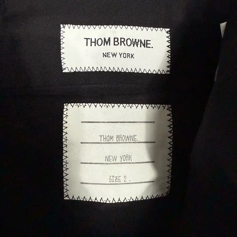 Thom Browne Thom Browne Black Polyester Casual Pants 0089 Size US 38 / EU 54 - 3 Thumbnail