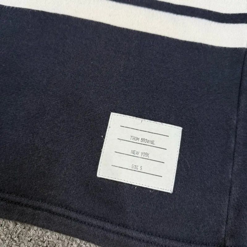 Thom Browne Thom Browne Blue Cotton Men's Shorts 0089 Size US 34 / EU 50 - 3 Thumbnail