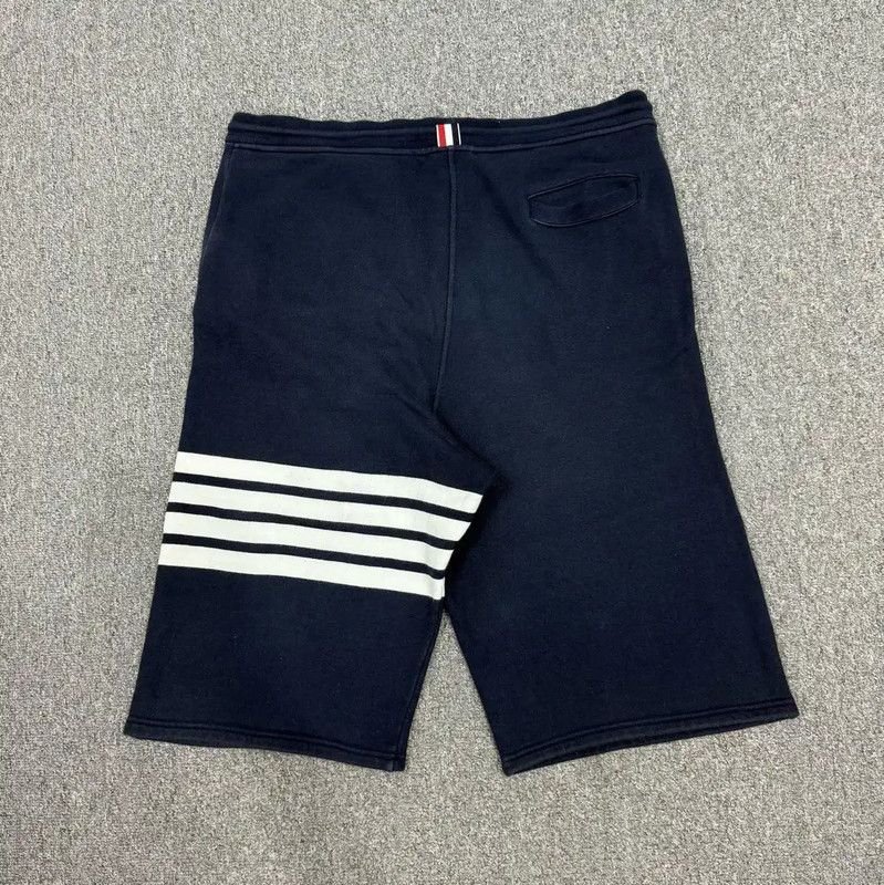 Thom Browne Thom Browne Blue Cotton Men's Shorts 0089 Size US 34 / EU 50 - 2 Thumbnail