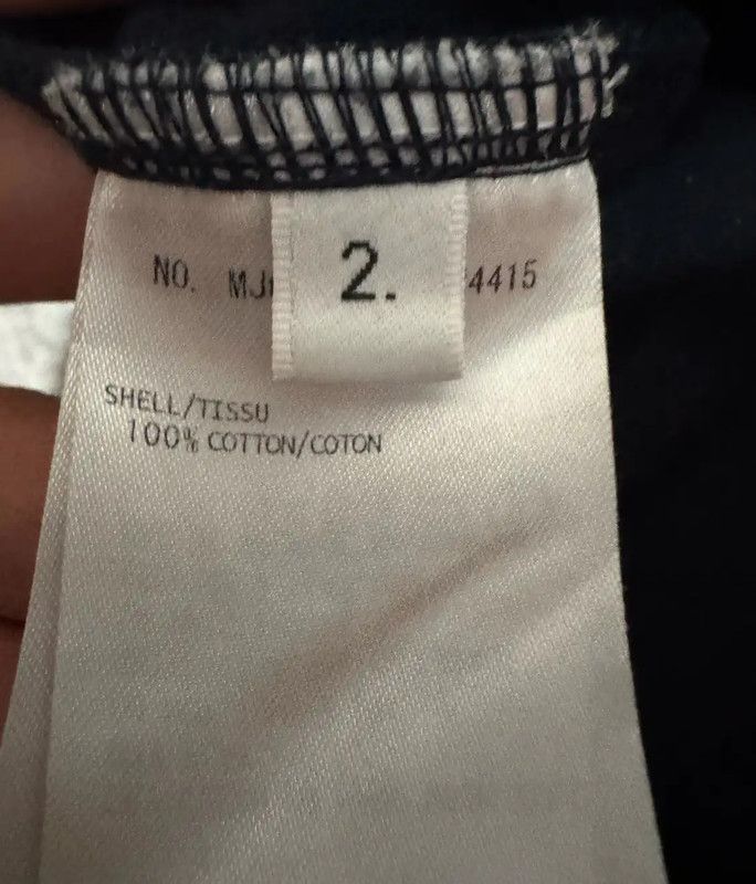 Thom Browne Thom Browne Navy Cotton Embroidered Casual Pants 0089 Size US 27 - 5 Thumbnail
