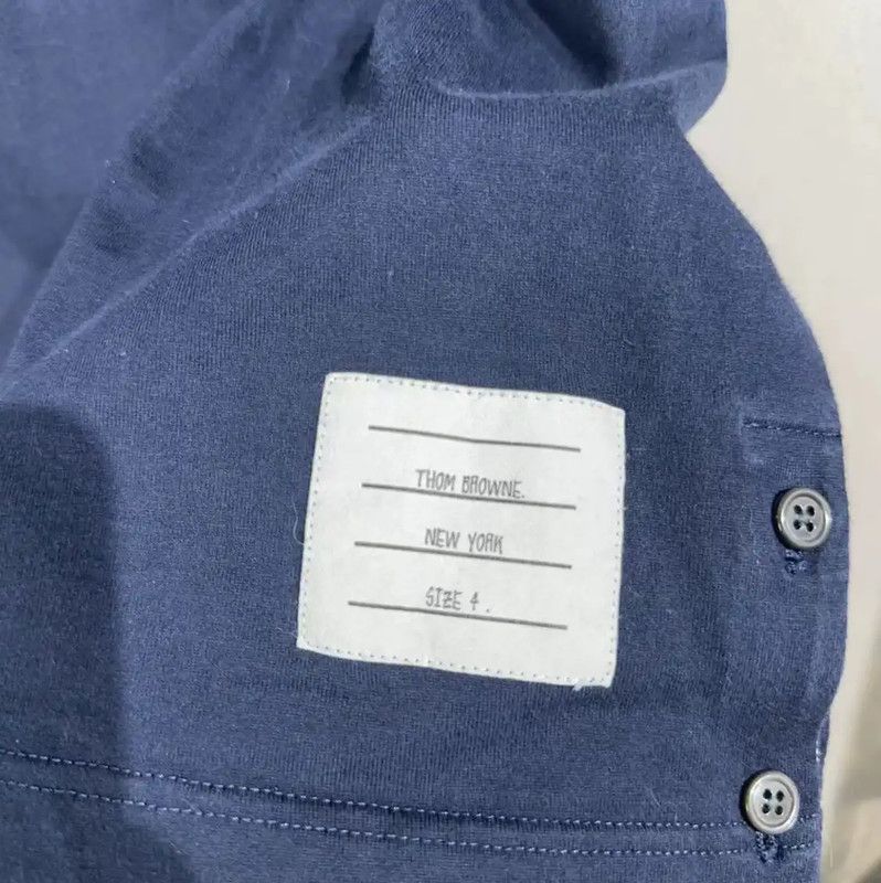 Thom Browne Thom Browne Blue Cotton Blend Men’s T-Shirt 0089 Size US M / EU 48-50 / 2 - 4 Thumbnail