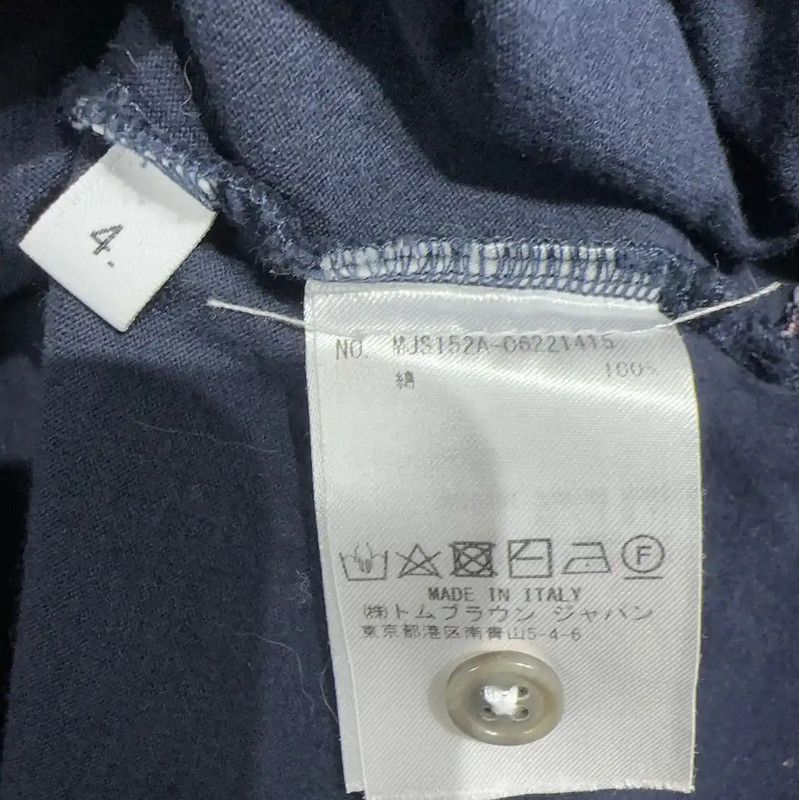 Thom Browne Thom Browne Blue Cotton Blend Men’s T-Shirt 0089 Size US M / EU 48-50 / 2 - 6 Thumbnail