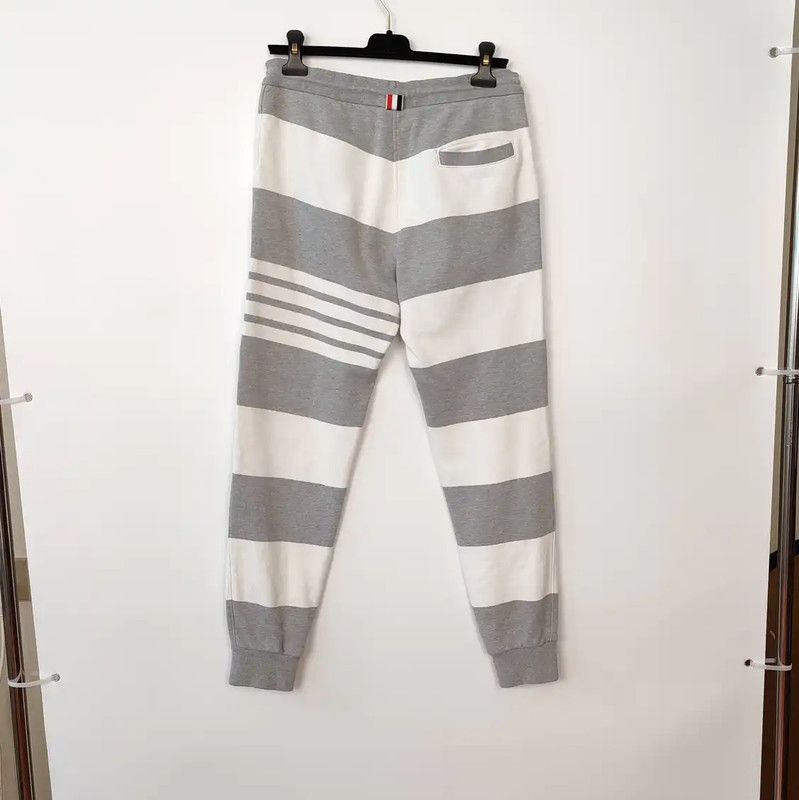 Thom Browne Thom Browne Gray Cotton Men's Casual Pants 0089 Size US 30 / EU 46 - 2 Thumbnail