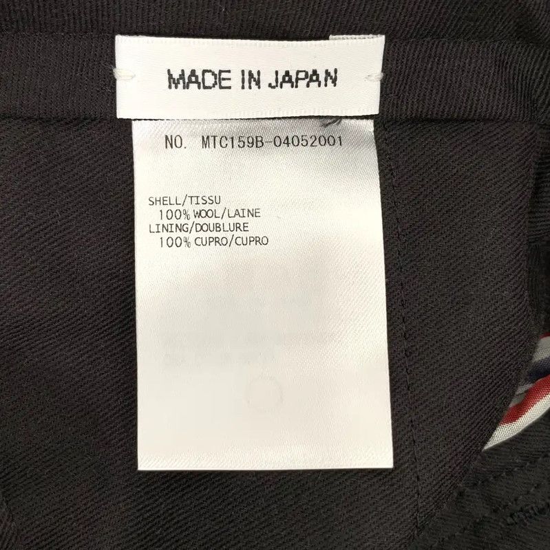 Thom Browne Thom Browne Black Wool Casual Pants for Men 0089 Size US 26 / EU 42 - 6 Thumbnail
