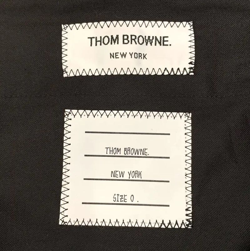 Thom Browne Thom Browne Black Wool Casual Pants for Men 0089 Size US 26 / EU 42 - 5 Thumbnail