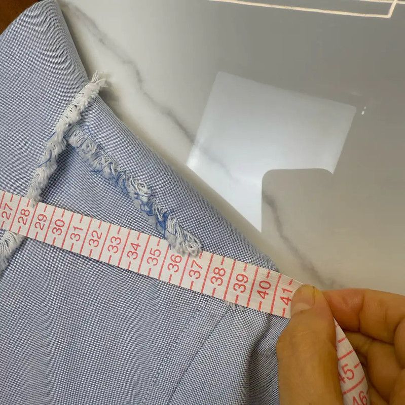 Thom Browne Thom Browne Light Blue Striped Long Sleeve Shirt 0089 Size US S / EU 44-46 / 1 - 3 Thumbnail