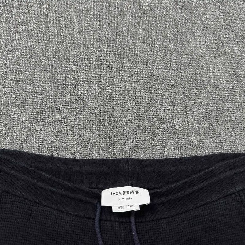 Thom Browne Thom Browne Navy Cotton Men's Shorts 0089 Size US 26 / EU 42 - 3 Thumbnail