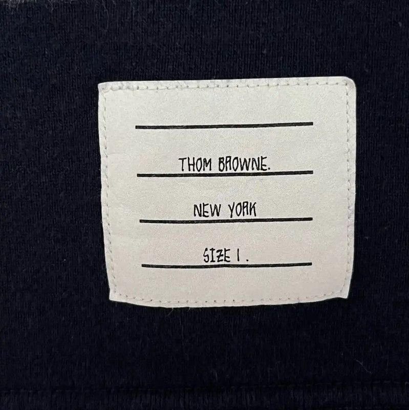 Thom Browne Thom Browne Navy Cotton Men's Shorts 0089 Size US 27 - 4 Thumbnail