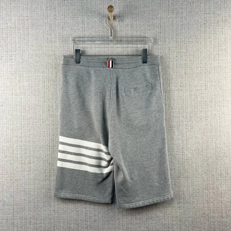 Thom Browne Thom Browne Gray Cotton Striped Shorts 0089 Size US 32 / EU 48 - 3 Thumbnail