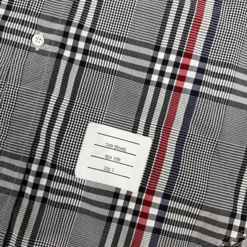 Thom Browne Thom Browne Gray Cotton Men's Shirt 0089 Size US M / EU 48-50 / 2 - 3 Thumbnail