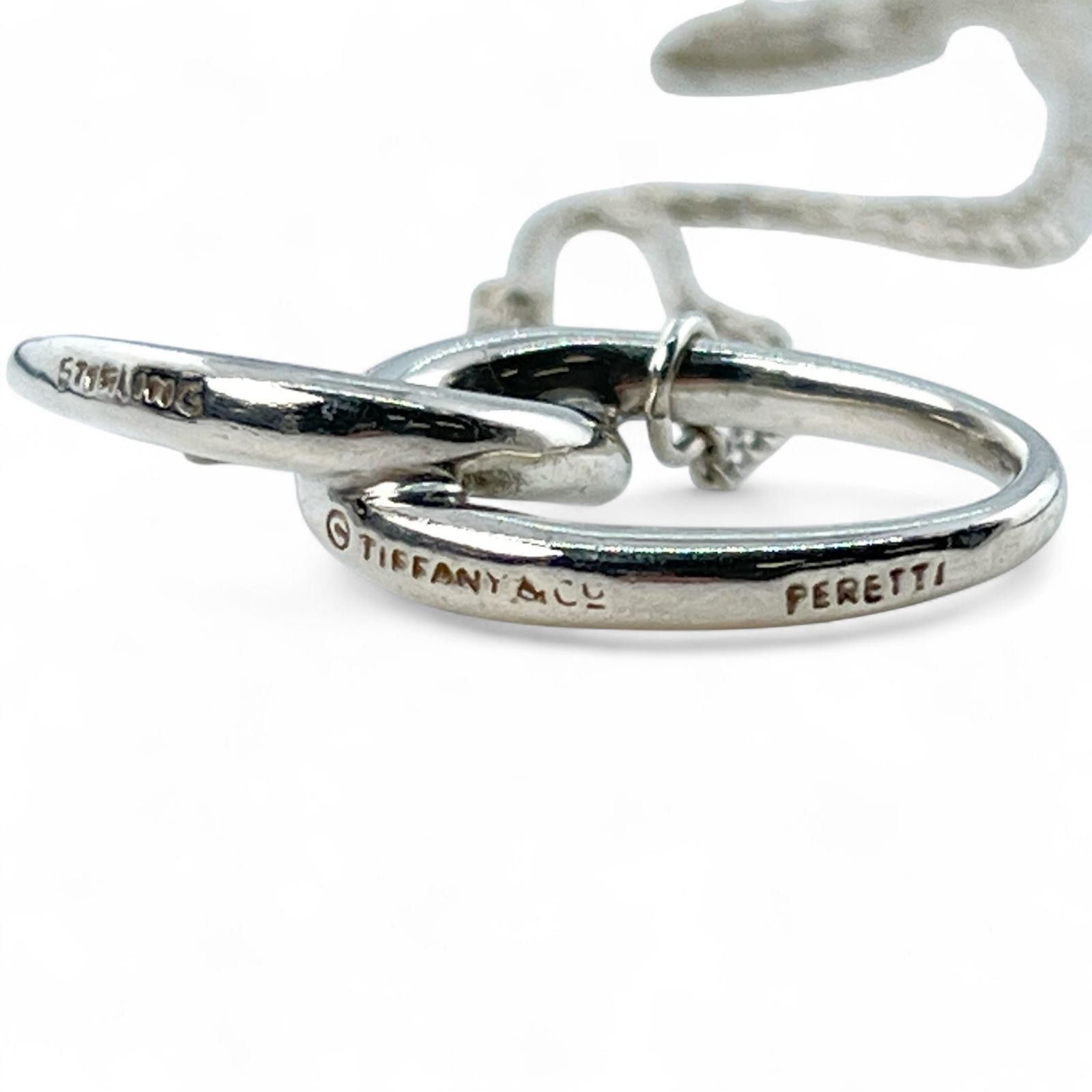 Tiffany & Co. Tiffany & Co. Tiffany&Co. Double Loop Ring Silver Necklace Metal Necklace DUTY FREE for USA Size ONE SIZE - 6 Thumbnail