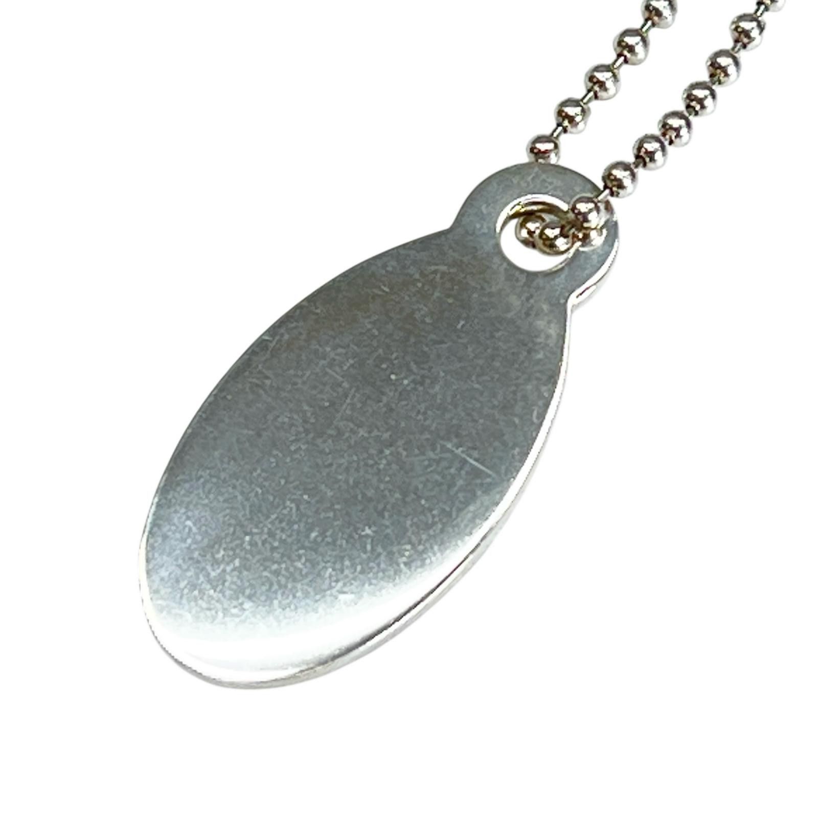 Tiffany & Co. Tiffany & Co. Tiffany&Co. Oval Tag Silver Necklace Metal Necklace DUTY FREE for USA Size ONE SIZE - 5 Thumbnail