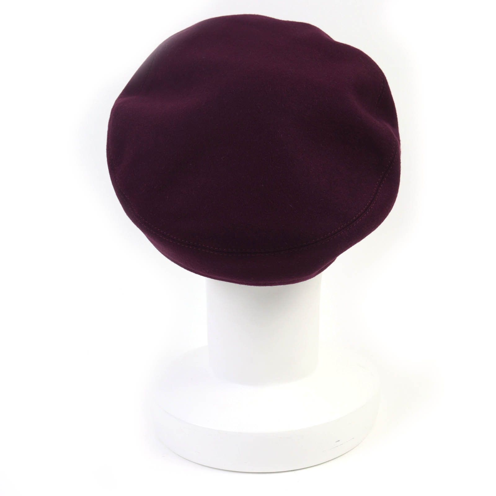 Hermes Hermes Hermes Santreno Leather Cashmere Beret Leather Hats DUTY FREE for USA Size ONE SIZE - 4 Thumbnail